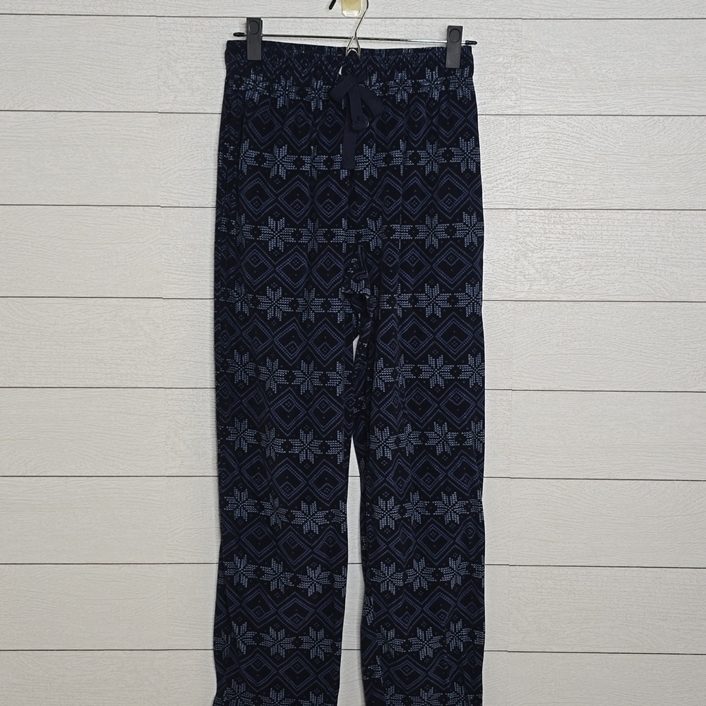 💦GEORGE NAVY | GEOMETRIC SNOW FLAKE JOGGERS